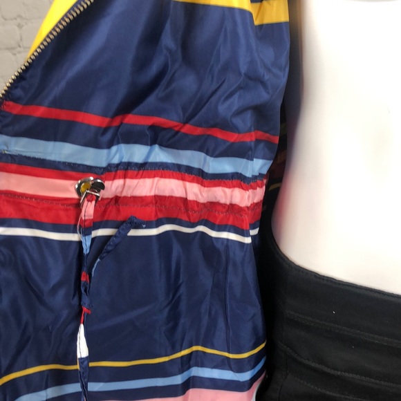 0X 1X 2X Charter Club Yellow Reversible Anorak Jacket Plus Size - Picture 9 of 9